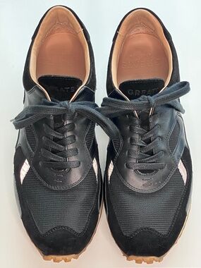 Greats Brooklyn 'Pronto' Black Leather Sneaker, Men's size 42.5